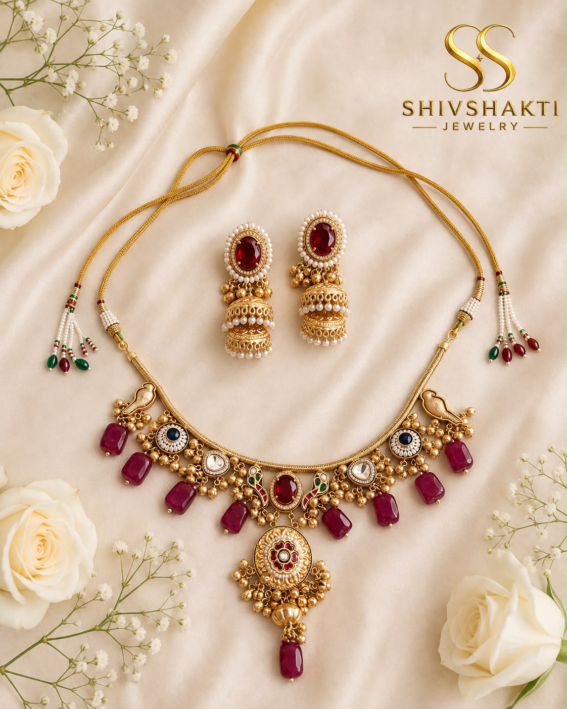 Rajsi Ruby Necklace