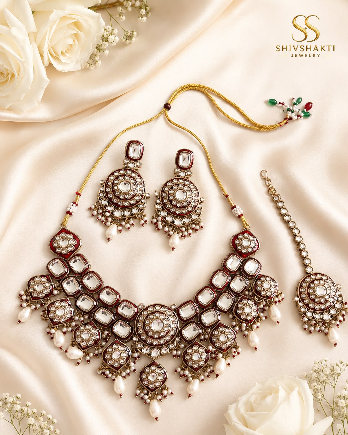 Sheesh Mahal Kundan Set